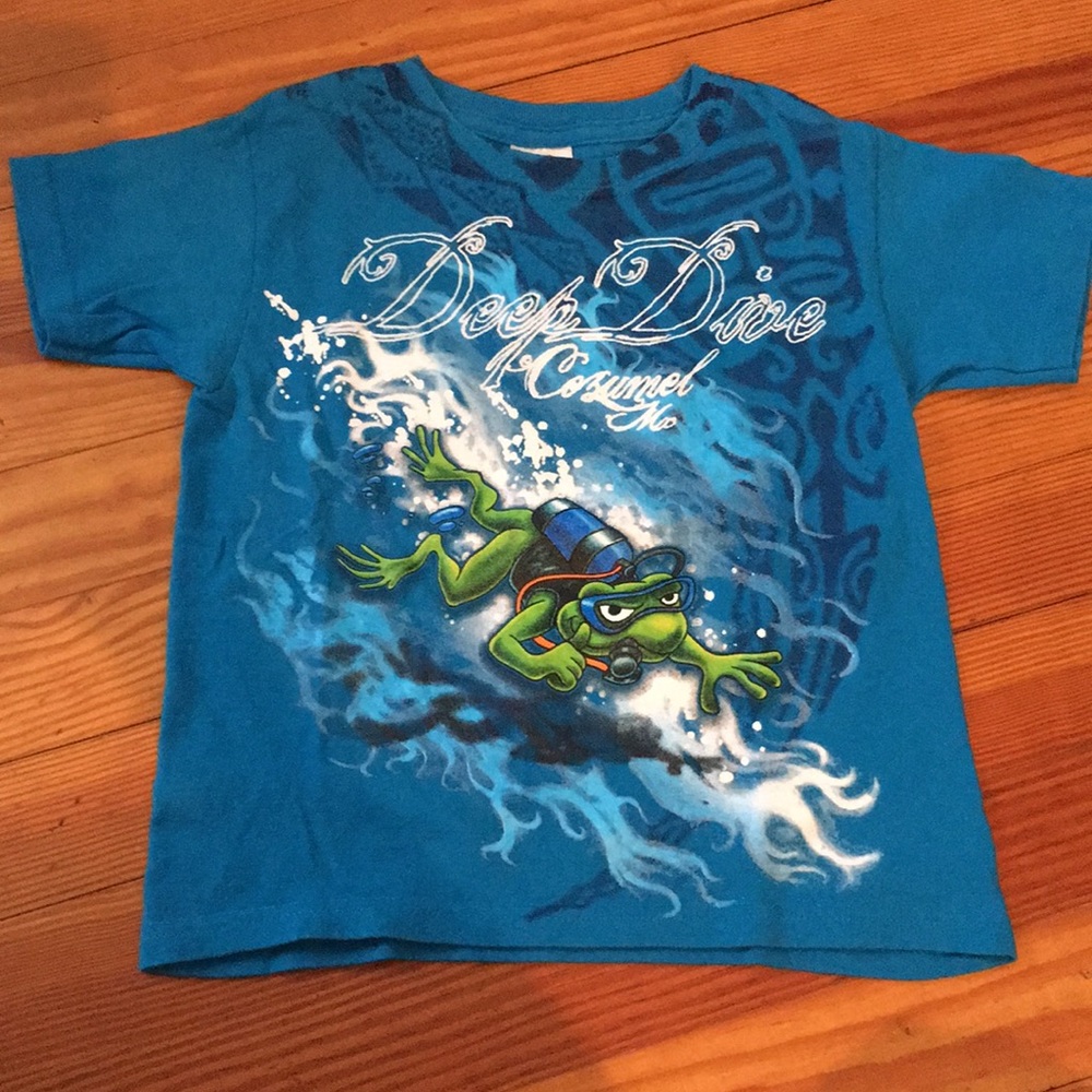 Boys Cozumel dive tee